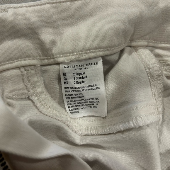 American Eagle Outfitters Women’s White Denim Skinny Jeans Sz. 2-Reg. - Picture 6 of 9